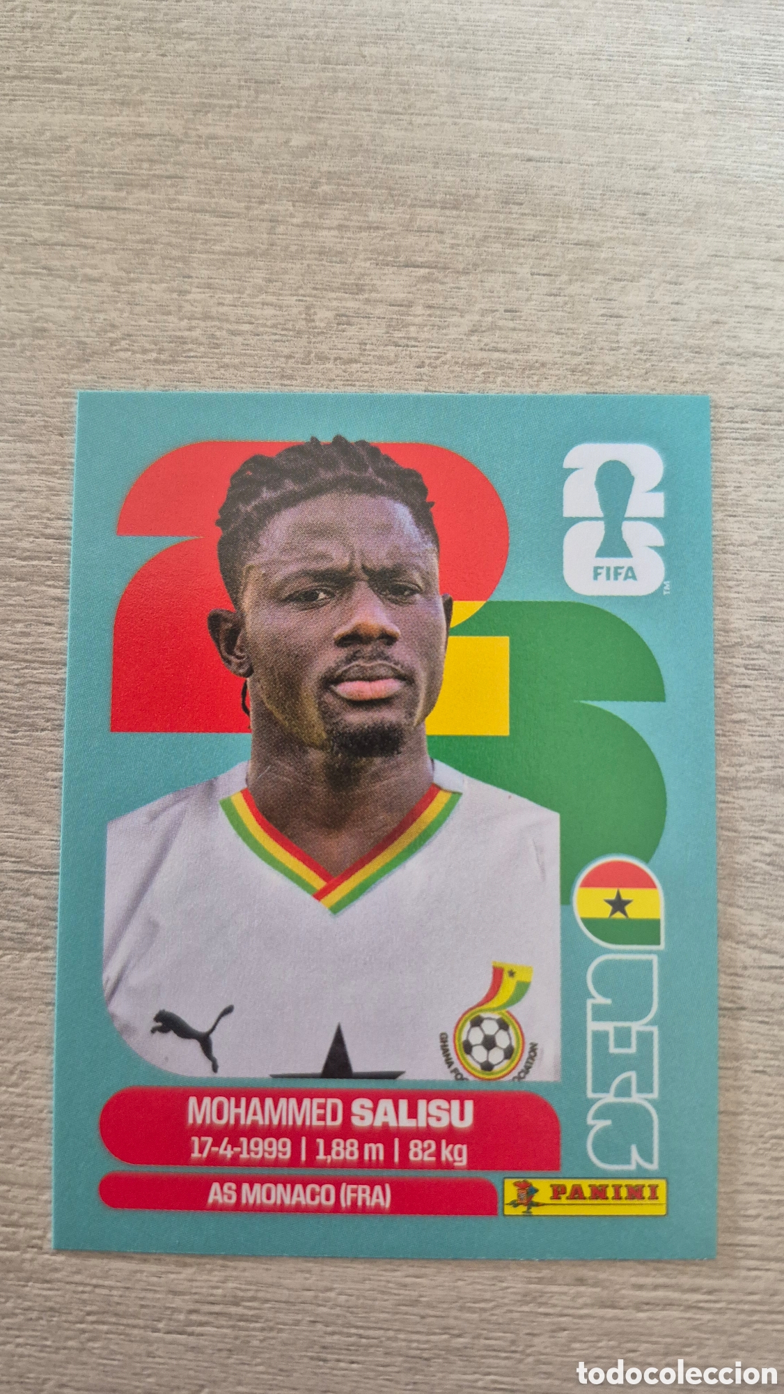 Cromos de F&uacute;tbol: GHA4 Salisu FIFA World Cup 2026