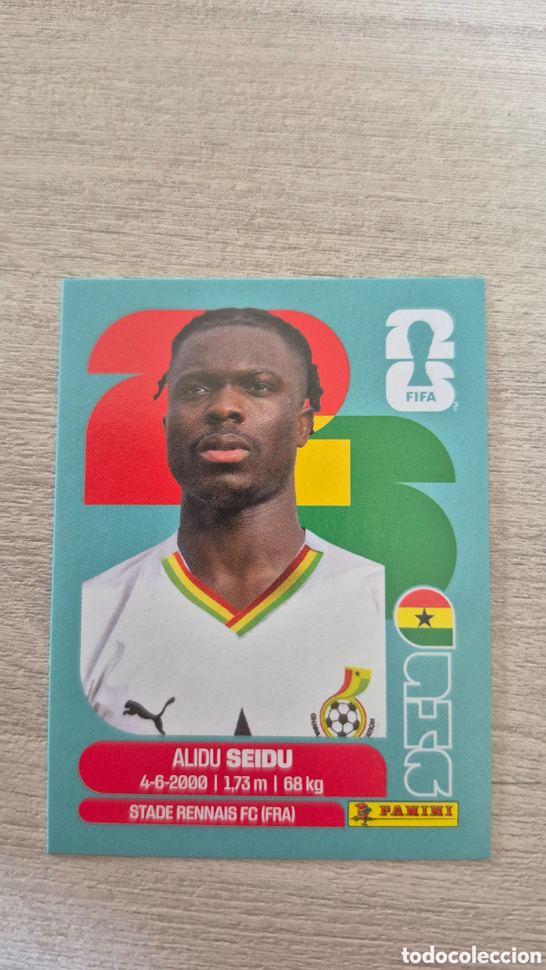 Cromos de F&uacute;tbol: GHA5 Seidu FIFA World Cup 2026