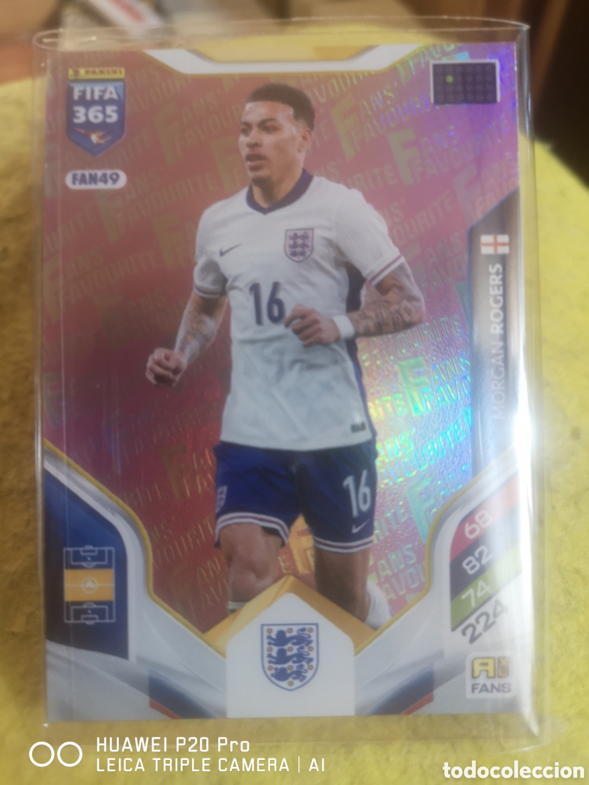Cromos de F&uacute;tbol: FIFA 365 ADRENALYN 2026 FANS&acute; FAVOURITE ROSA MORGAN ROGERS - FAN49 INGLATERRA
