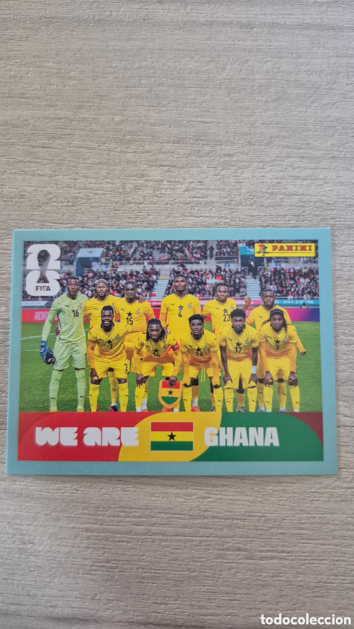 Cromos de F&uacute;tbol: GHA13 Plantilla Ghana FIFA World Cup 2026