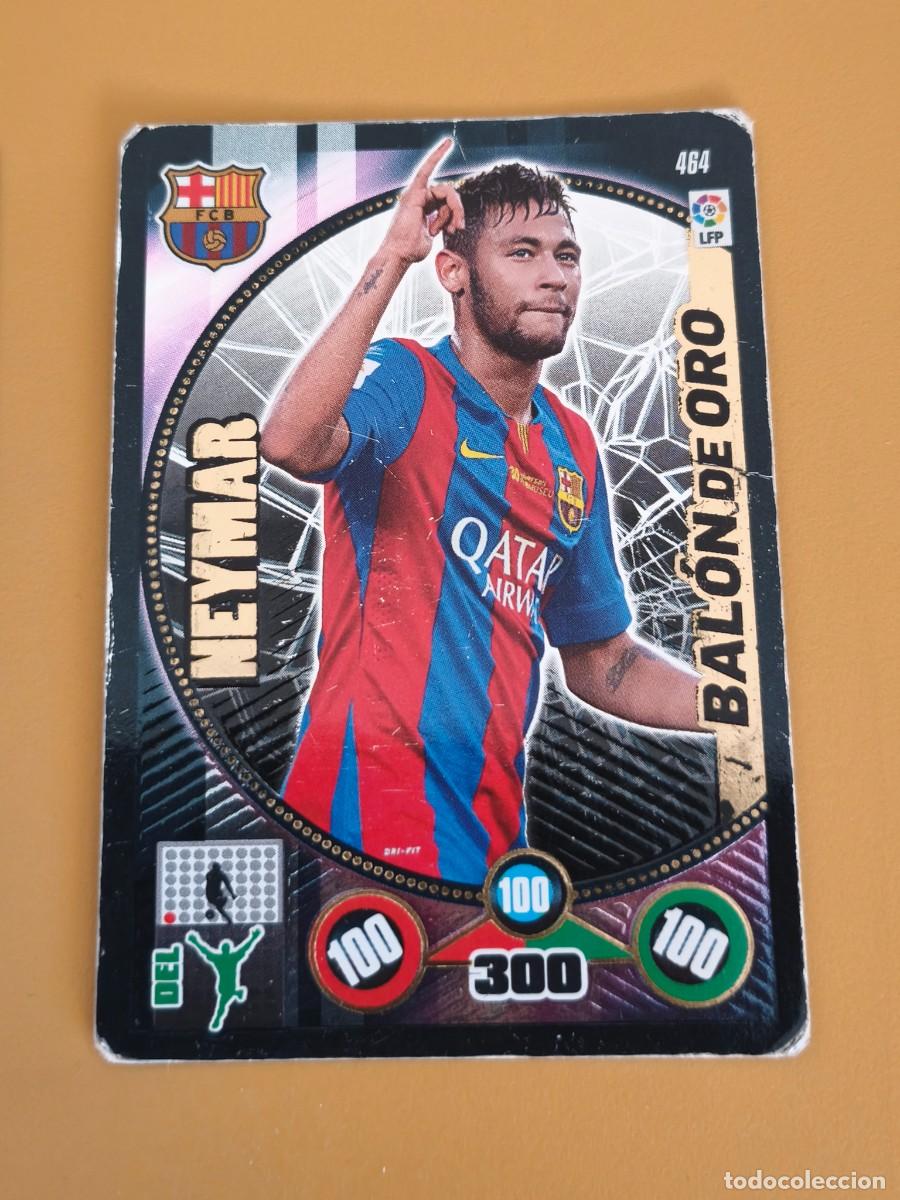 Cromos de F&uacute;tbol: neymar, adrenalyn 2014 15 balon oro