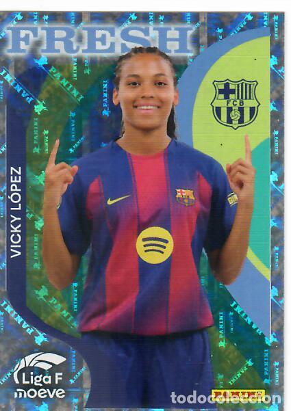Cromos de F&uacute;tbol: CROMO PANINI LIGA FEMENINA F 2025-26 (25 - 26) - FRESH N&ordm; 380 - VICKY L&Oacute;PEZ - BARCELONA