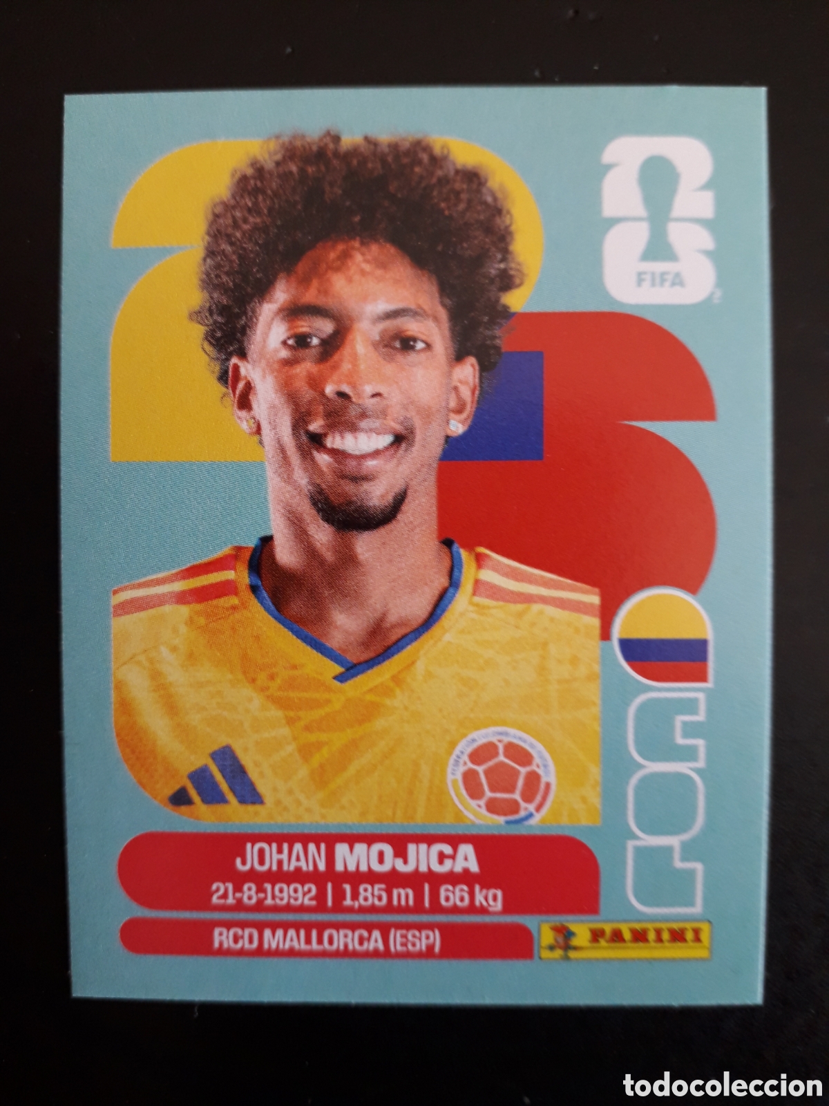 Cromos de F&uacute;tbol: MOJICA COLOMBIA COL 7 MUNDIAL F&Uacute;TBOL 2026 FIFA WORLD CUP PANINI SIN PEGAR PEDIDO M&Iacute;NIMO 3&euro;