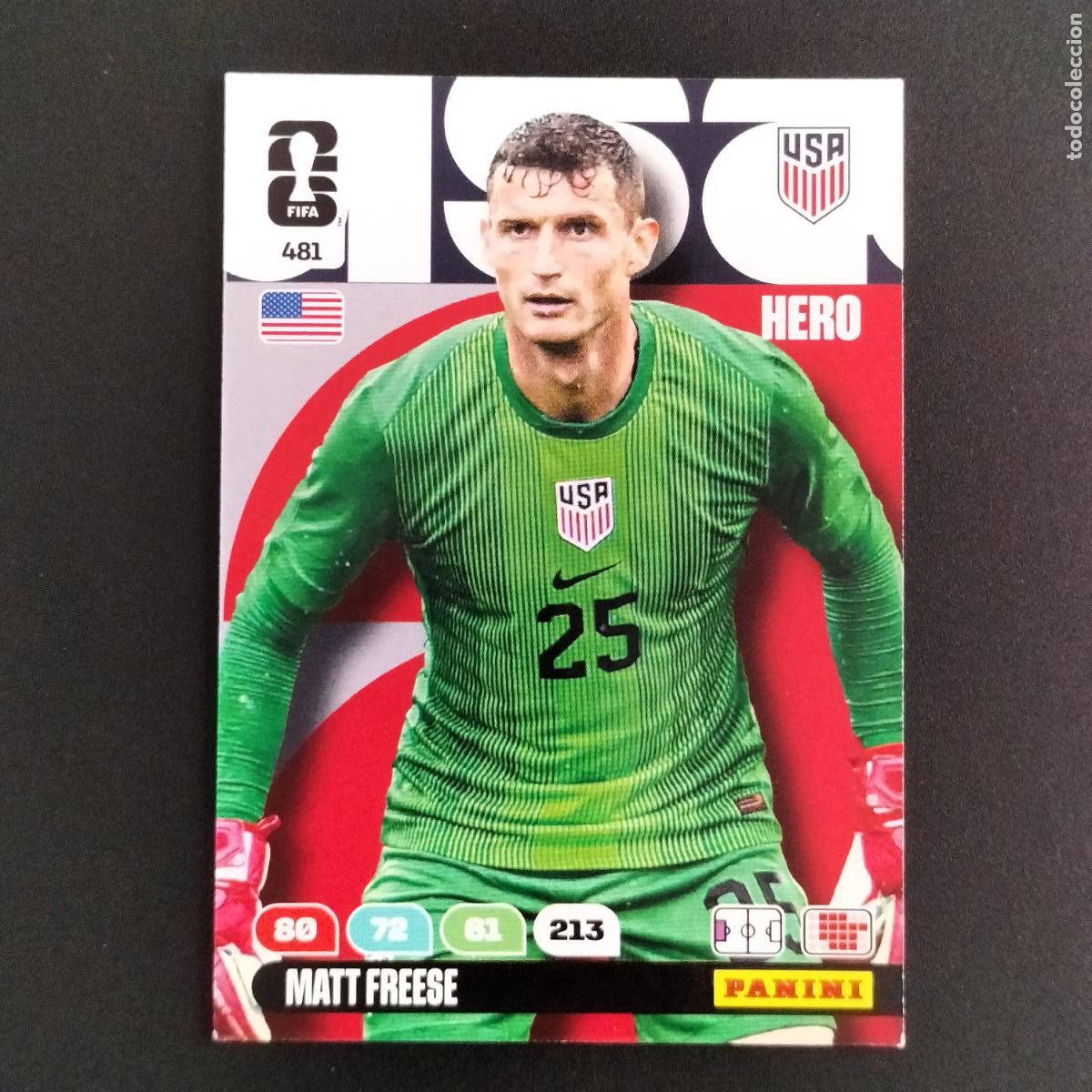 Cromos de F&uacute;tbol: 481 MATT FREESE USA CROMOS ADRENALYN XL MUNDIAL 26 2026 FIFA WORLD CUP PANINI
