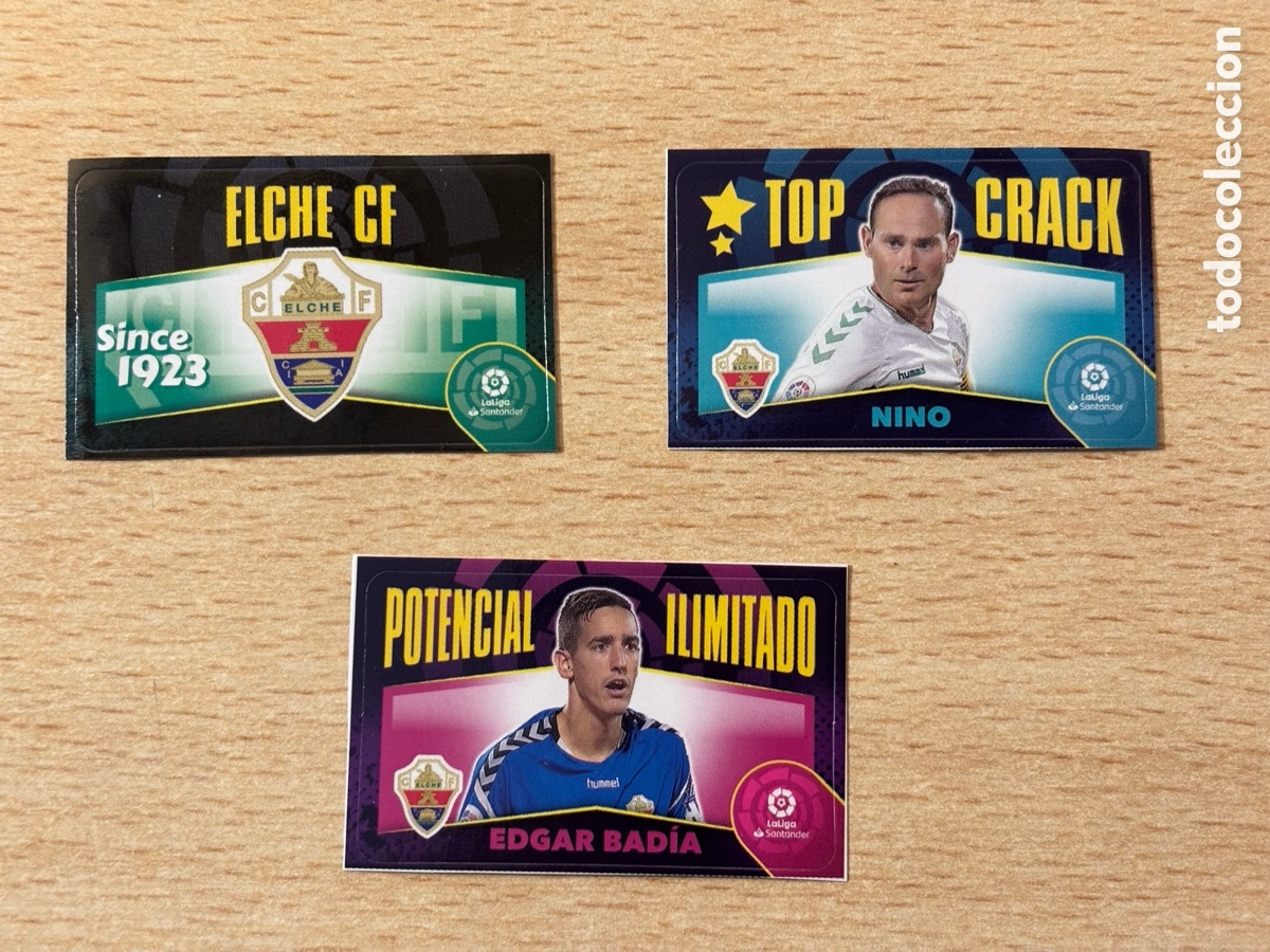 Cromos de F&uacute;tbol: Lote cromos de chicles Elche CF Ediciones Este 2020-21 nuevos