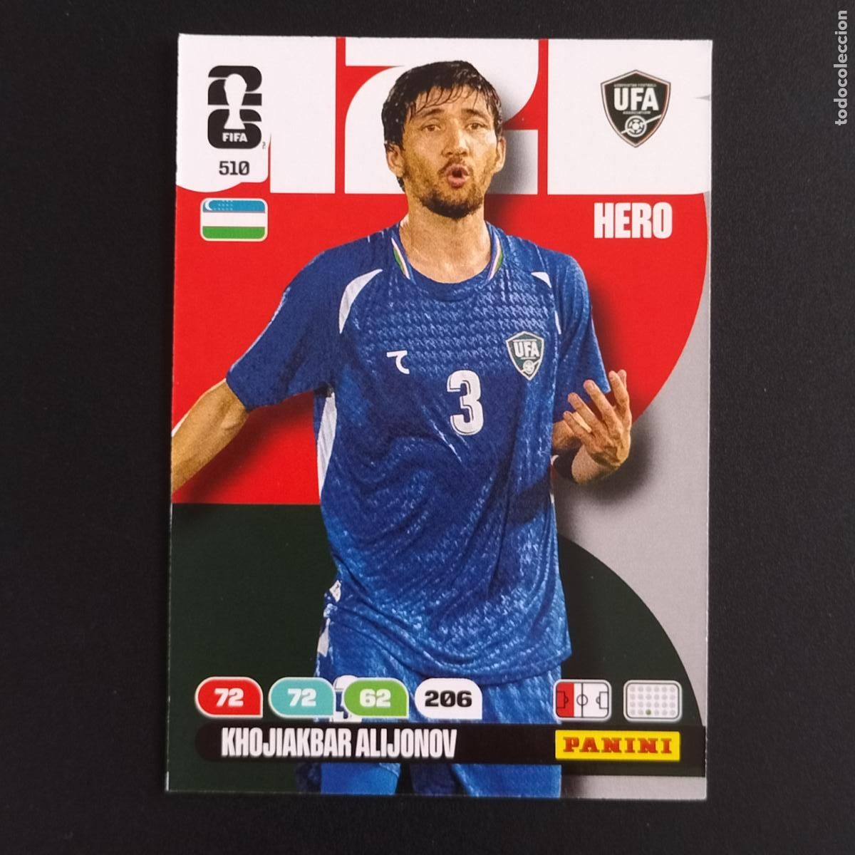Cromos de F&uacute;tbol: 510 KHOJIAKBAR ALIJONOV UZBEKISTAN CROMOS ADRENALYN XL MUNDIAL 26 2026 FIFA WORLD CUP PANINI