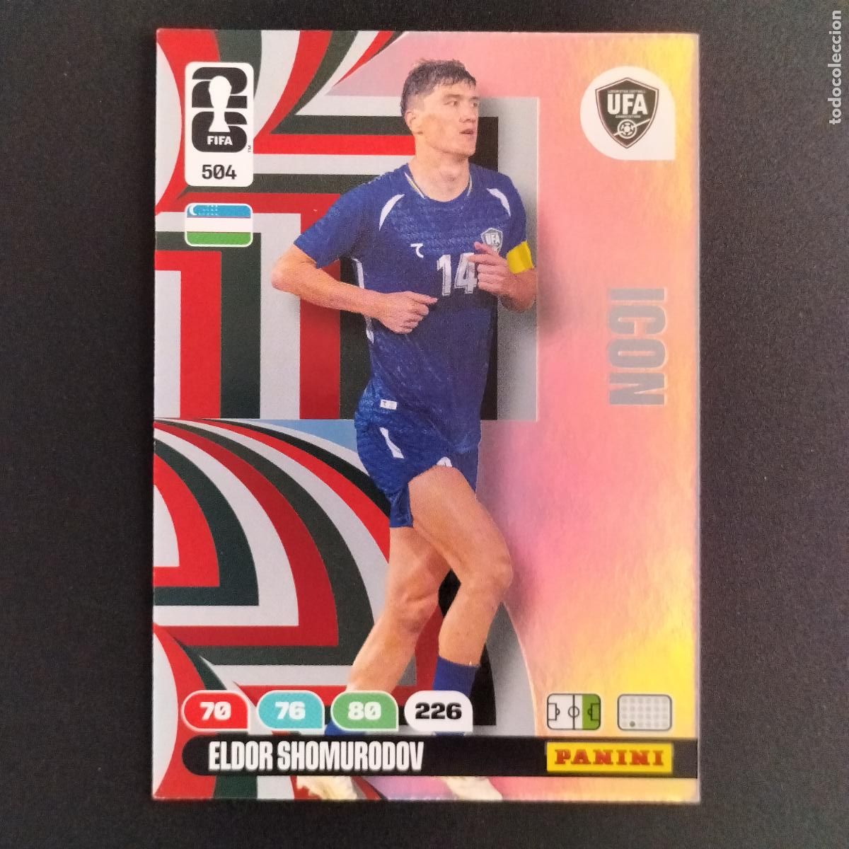 Cromos de F&uacute;tbol: 504 ELDOR SHOMURODOV ICON UZBEKISTAN CROMOS ADRENALYN XL MUNDIAL 26 2026 FIFA WORLD CUP PANINI