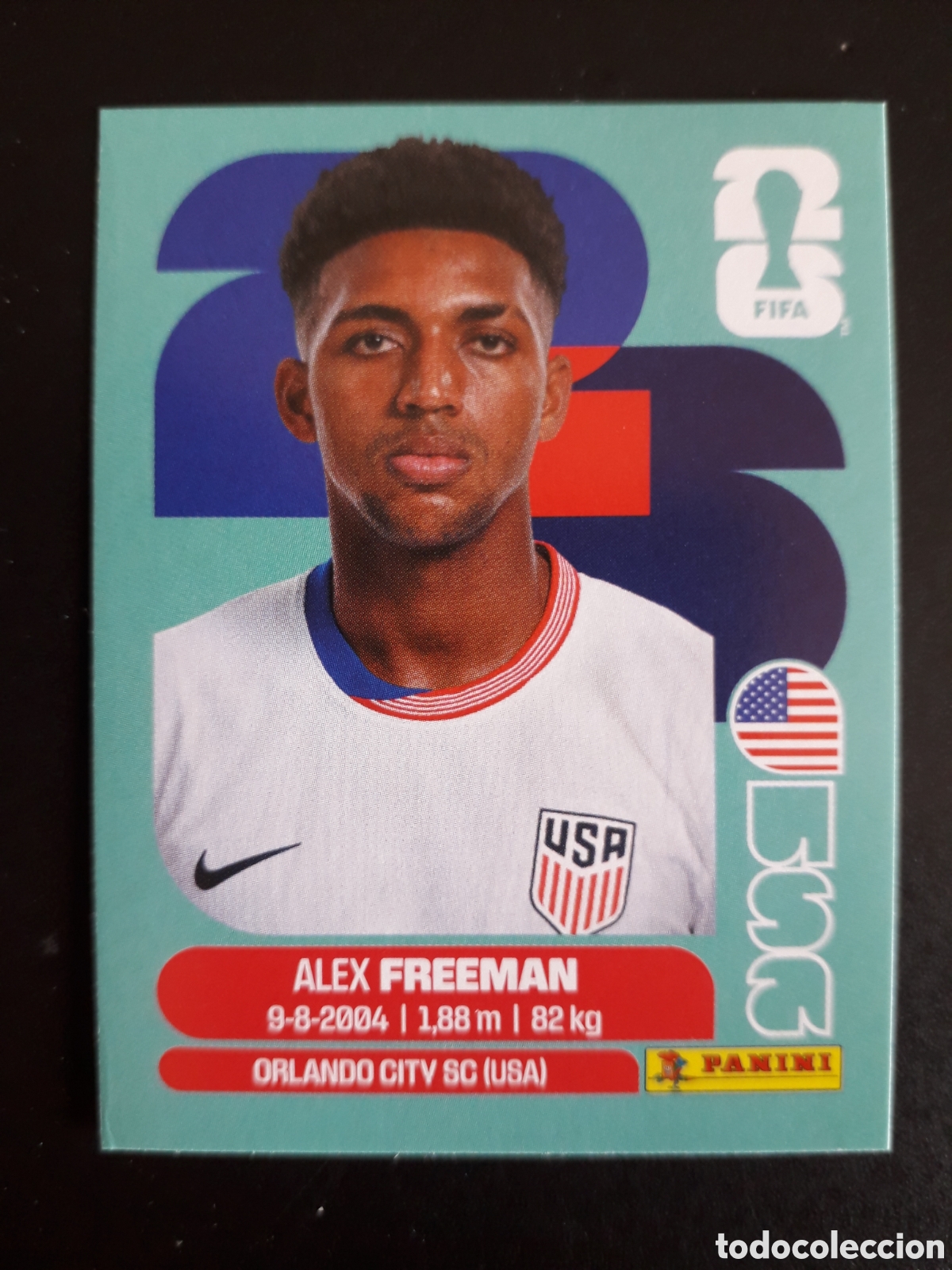 Cromos de F&uacute;tbol: FREEMAN ESTADOS UNIDOS USA 6 MUNDIAL F&Uacute;TBOL 2026 FIFA WORLD CUP PANINI SIN PEGAR PEDIDO M&Iacute;NIMO 3&euro;