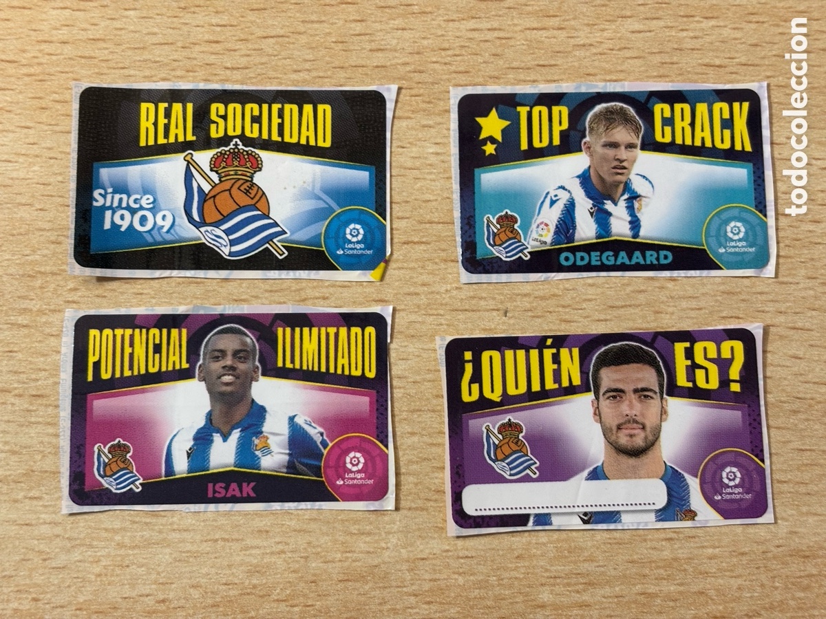 Cromos de F&uacute;tbol: Lote cromos chicle Real Sociedad Ediciones Este 2020-21