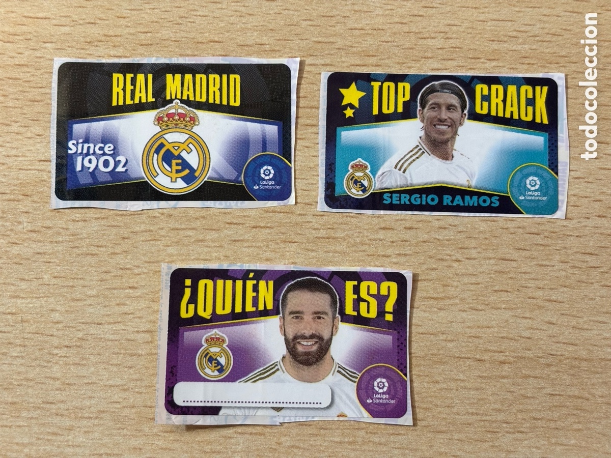 Cromos de F&uacute;tbol: Lote cromos chicle Real Madrid Ediciones Este 2020-21