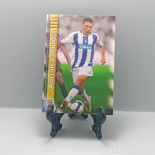 Cromos de F&uacute;tbol: 771 ADRI&Aacute;N COLUNGA RECREATIVO HUELVA CROMO FICHA OFFICIAL QUIZ GAME COLLECTION MUNDICROMO 2009 2010