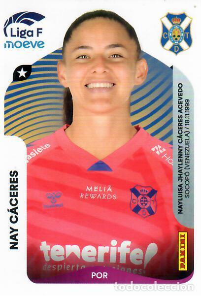Cartes &agrave; collectionner de Football: CROMO PANINI LIGA FEMENINA F 2025-26 (25 - 26) - N&ordm; 105 - NAY C&Aacute;CERES - COSTA ADEJE TENERIFE