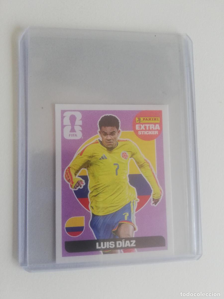 Cartes &agrave; collectionner de Football: Luis Diaz Extra Sticker Rosa Fifa World Cup 2026