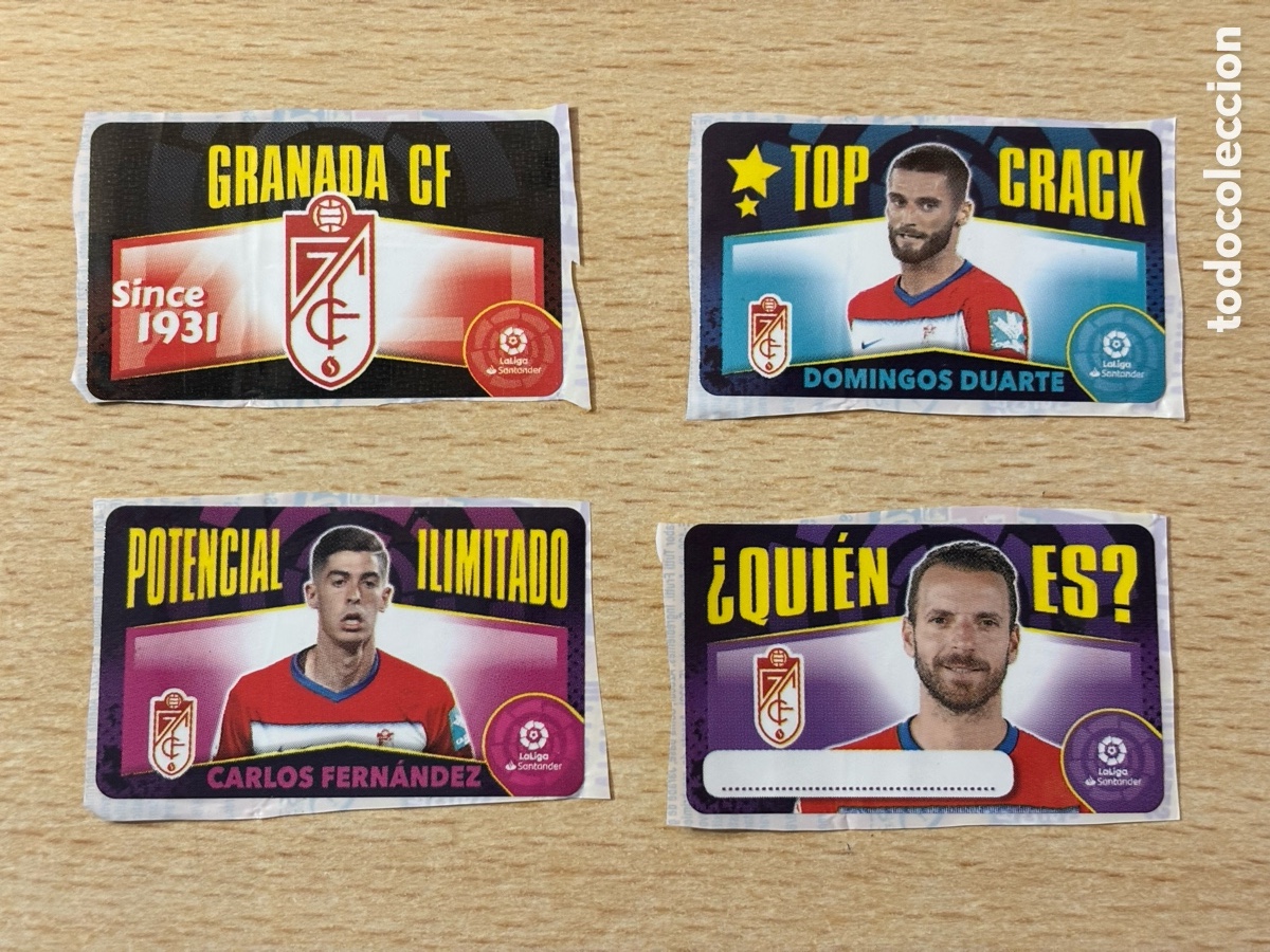 Cartes &agrave; collectionner de Football: Lote cromos chicle Granada CF Ediciones Este 2020-21