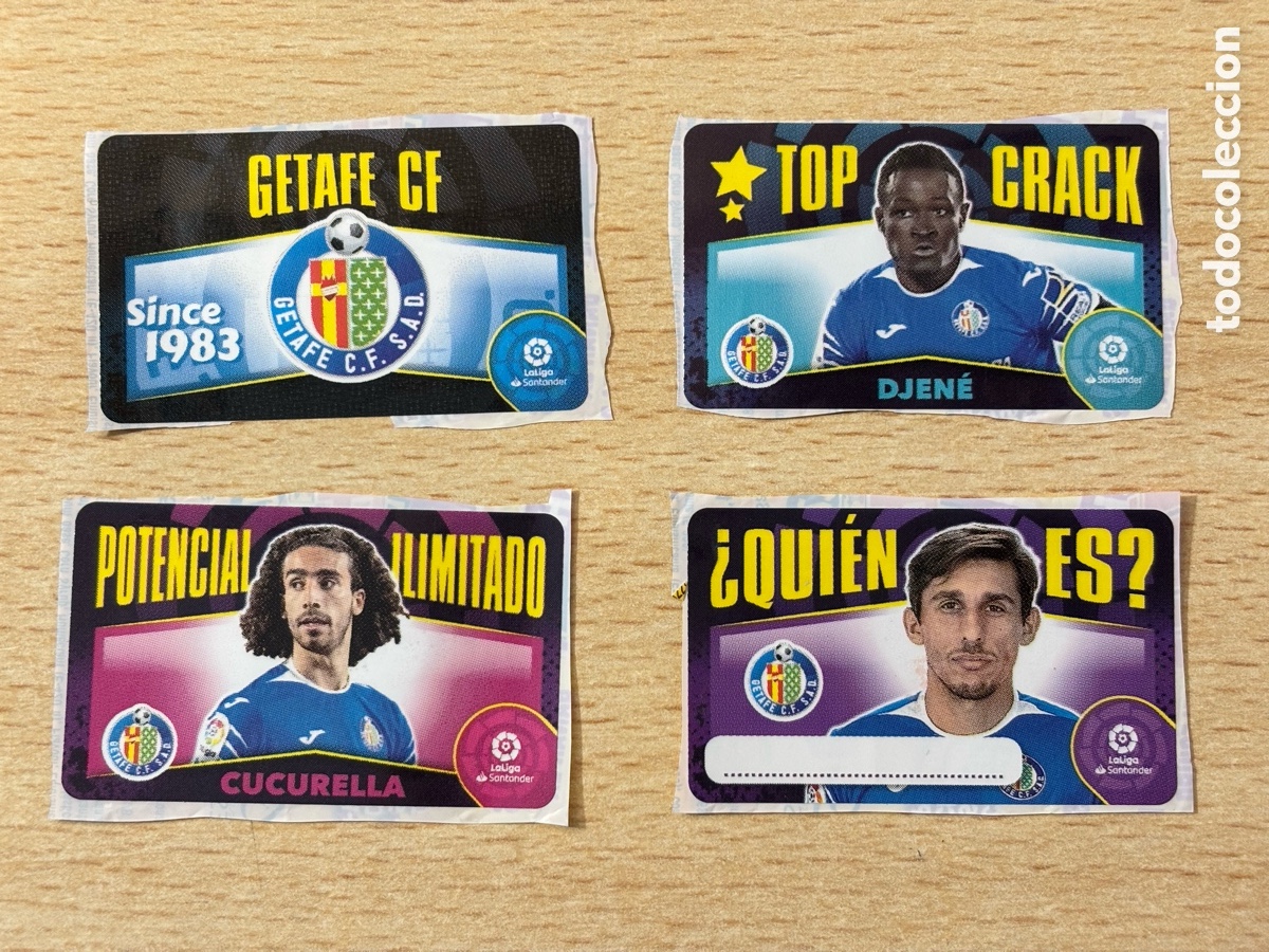 Cartes &agrave; collectionner de Football: Lote cromos chicle Getafe CF Ediciones Este 2020-21