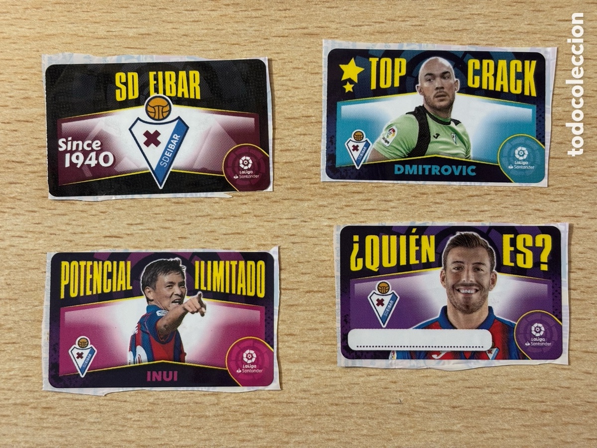 Cartes &agrave; collectionner de Football: Lote cromos chicle SD Eibar Ediciones Este 2020-21