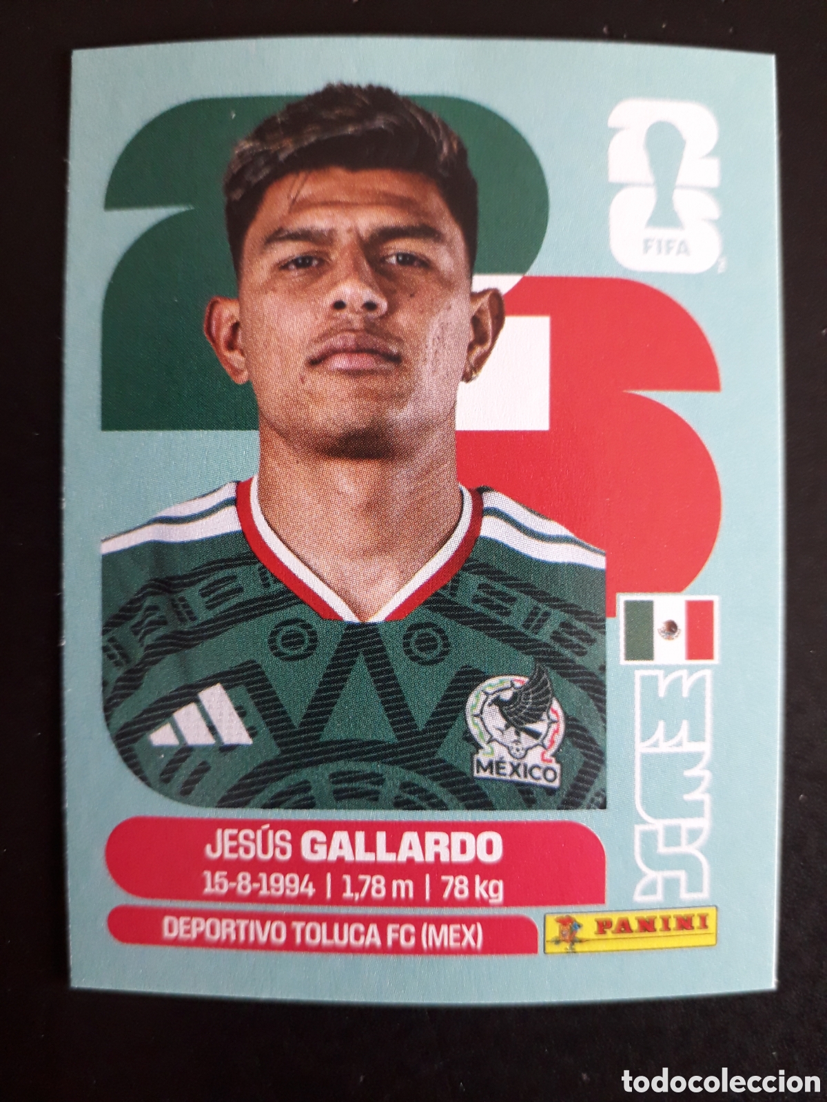 Cartes &agrave; collectionner de Football: GALLARDO M&Eacute;XICO MEX 6 MUNDIAL F&Uacute;TBOL 2026 FIFA WORLD CUP PANINI SIN PEGAR PEDIDO M&Iacute;NIMO 3&euro;
