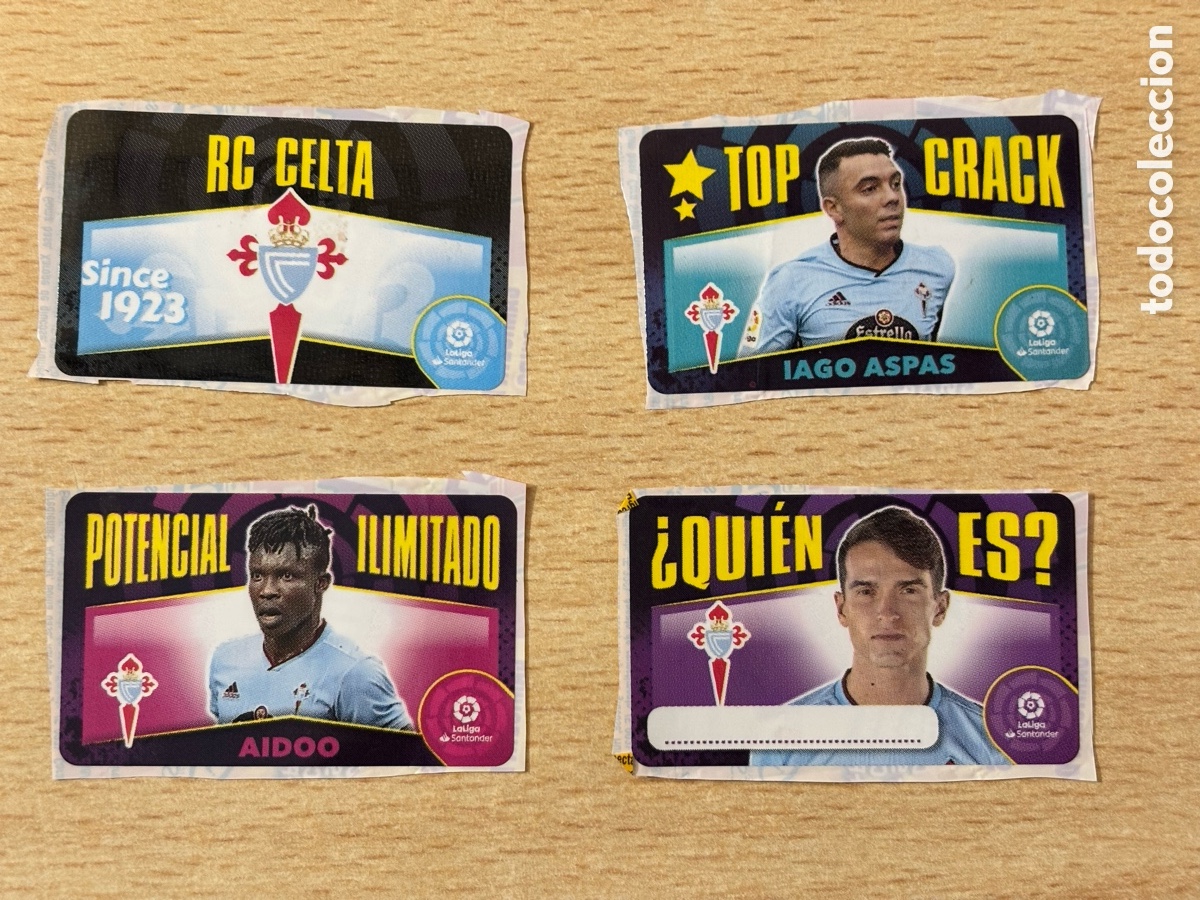 Cartes &agrave; collectionner de Football: Lote cromos chicle RC Celta de Vigo Ediciones Este 2020-21