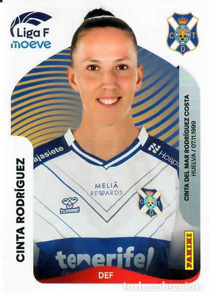 Cartes &agrave; collectionner de Football: CROMO PANINI LIGA FEMENINA F 2025-26 (25 - 26) - N&ordm; 106 B - CINTA RODR&Iacute;GUEZ - COSTA ADEJE TENERIFE