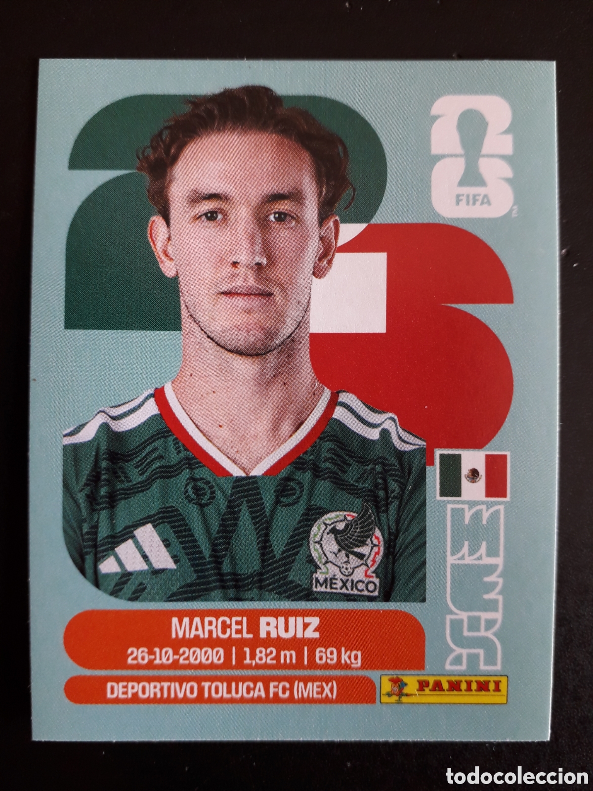 Cartes &agrave; collectionner de Football: RUIZ M&Eacute;XICO MEX 12 MUNDIAL F&Uacute;TBOL 2026 FIFA WORLD CUP PANINI SIN PEGAR PEDIDO M&Iacute;NIMO 3&euro;