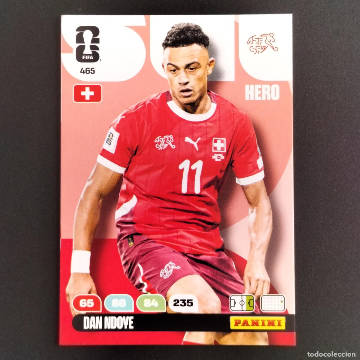 Cartes &agrave; collectionner de Football: 465 DAN NDOYE SUIZA CROMOS ADRENALYN XL MUNDIAL 26 2026 FIFA WORLD CUP PANINI