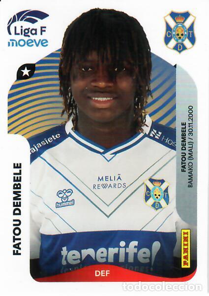 Cartes &agrave; collectionner de Football: CROMO PANINI LIGA FEMENINA F 2025-26 (25 - 26) - N&ordm; 108 - FATOU DEMBELE - COSTA ADEJE TENERIFE