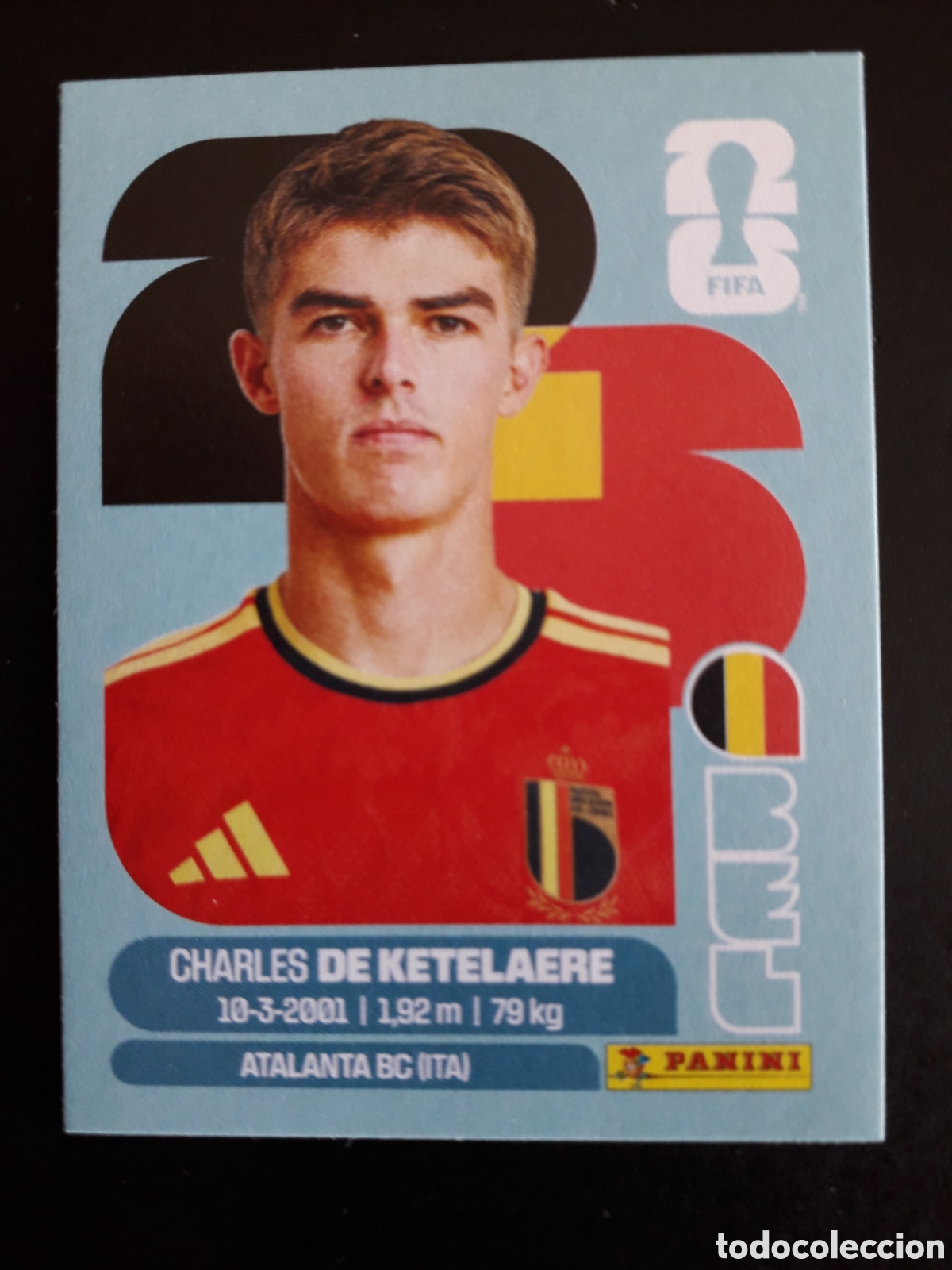 Cromos de F&uacute;tbol: DE KETELAERE B&Eacute;LGICA BEL 17 MUNDIAL F&Uacute;TBOL 2026 FIFA WORLD CUP PANINI SIN PEGAR PEDIDO M&Iacute;NIMO 3&euro;