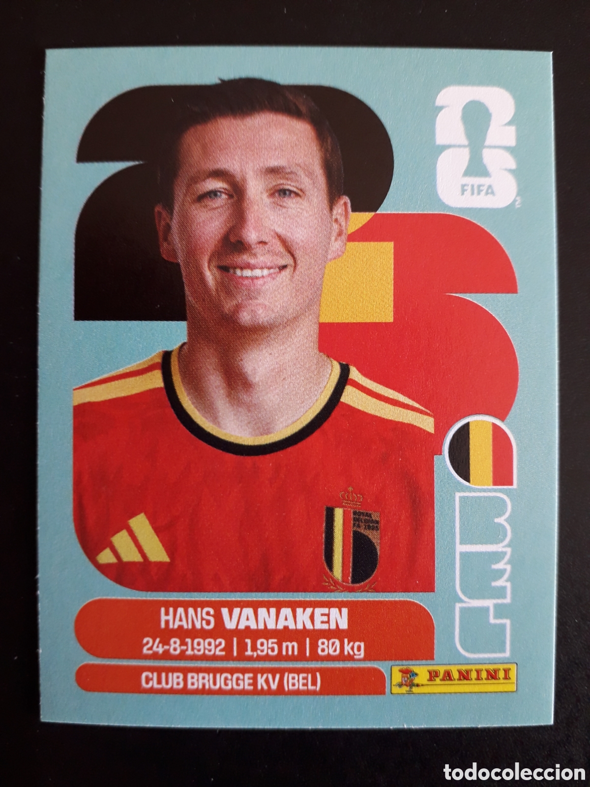 Cromos de F&uacute;tbol: VANAKEN B&Eacute;LGICA BEL 14 MUNDIAL F&Uacute;TBOL 2026 FIFA WORLD CUP PANINI SIN PEGAR PEDIDO M&Iacute;NIMO 3&euro;.