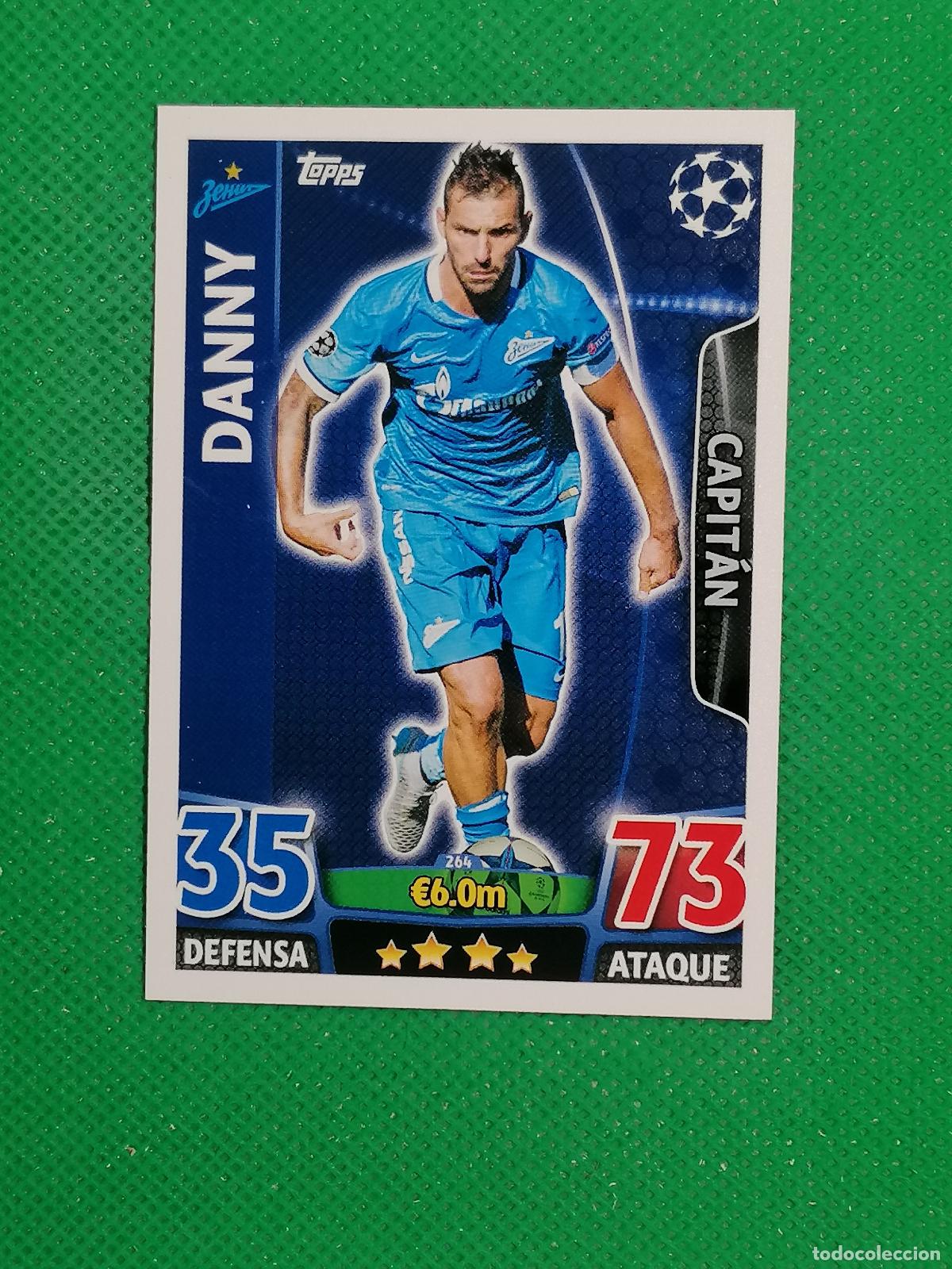 Cromos de F&uacute;tbol: 264 DANNY ZENIT ⚽ TOPPS MATCH ATTAX CHAMPIONS 2015 2016 15 16 ⚽