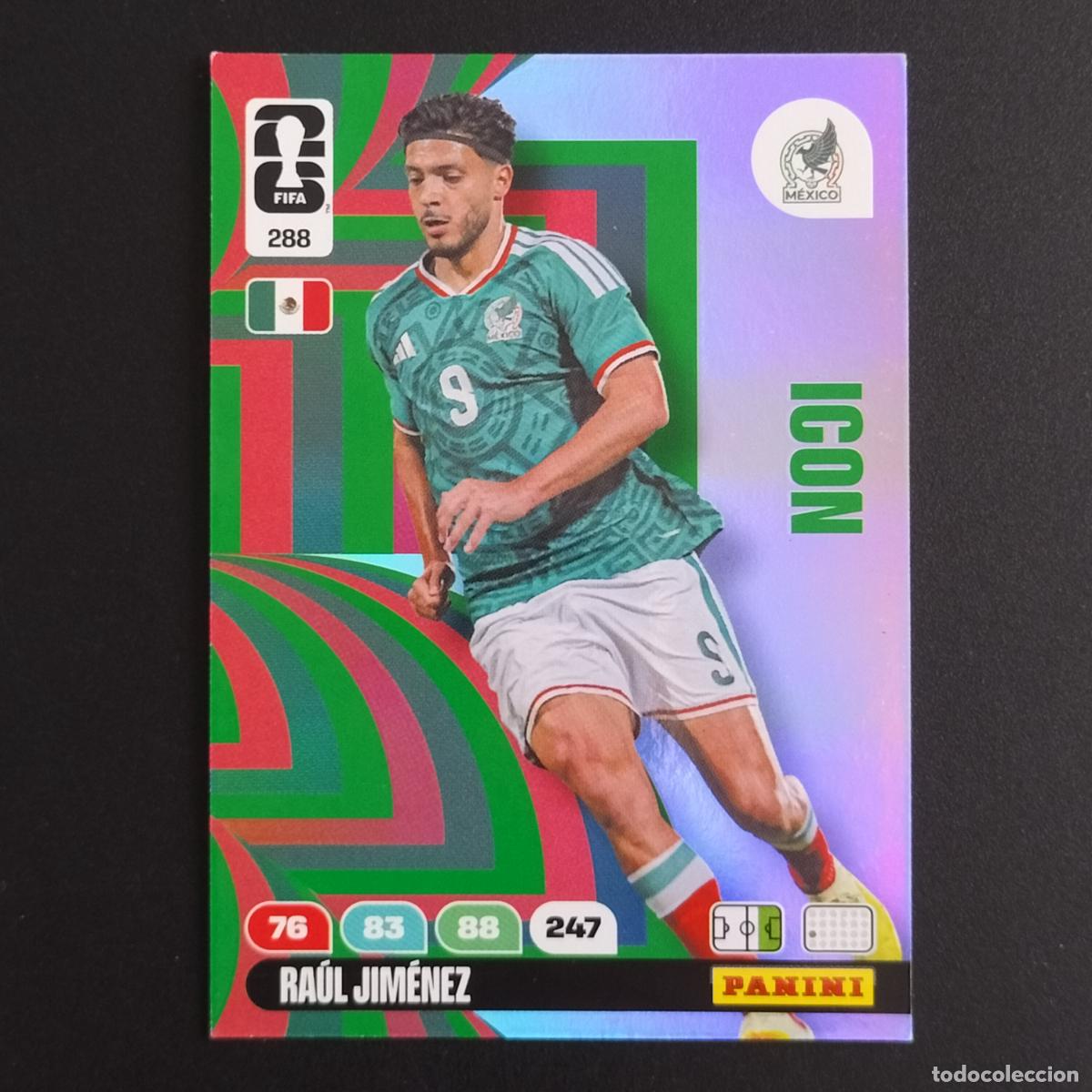 Cromos de F&uacute;tbol: 288 RAUL JIMENEZ ICON MEXICO CROMOS ADRENALYN XL MUNDIAL 26 2026 FIFA WORLD CUP PANINI