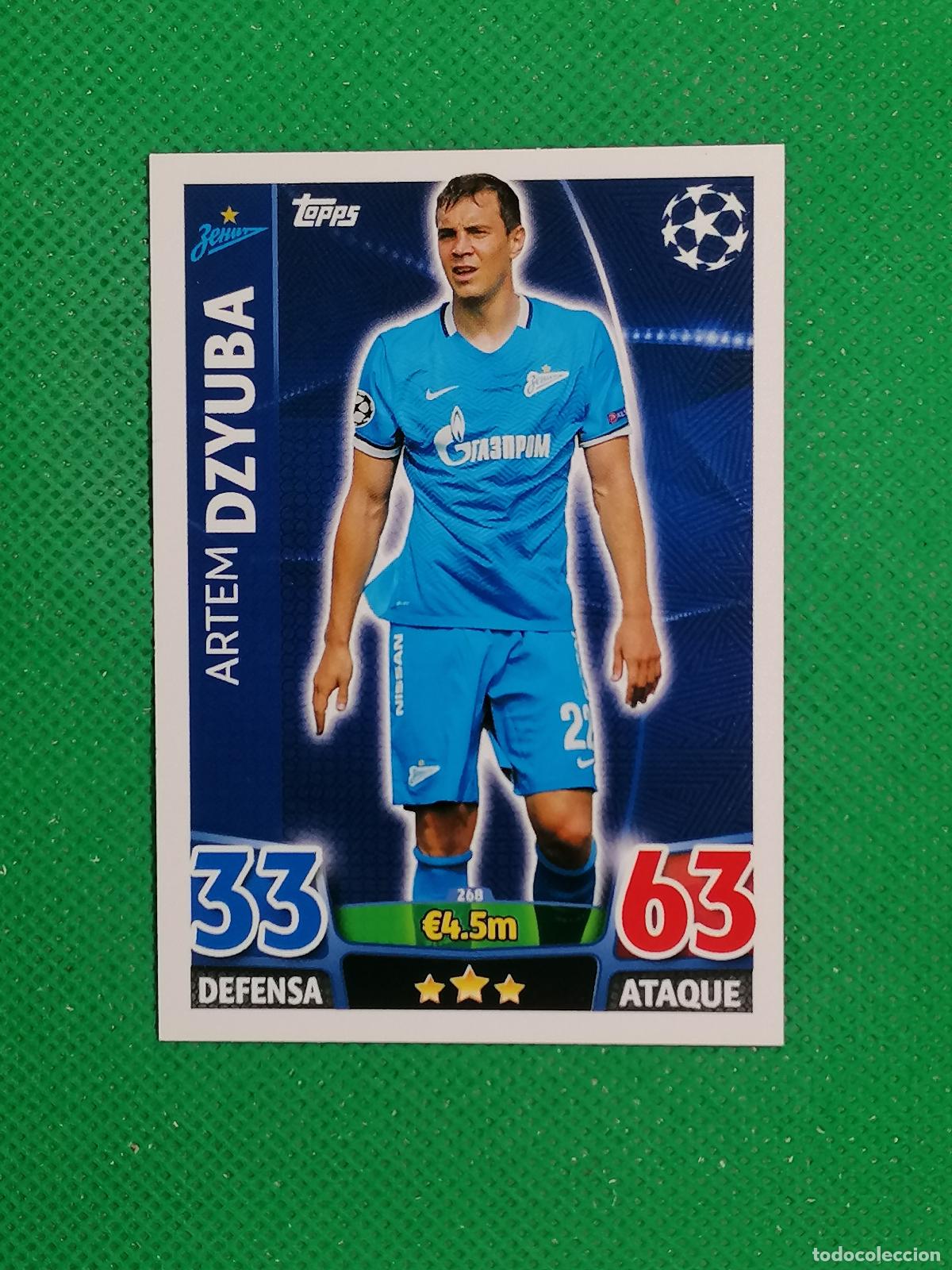Cromos de F&uacute;tbol: 268 ARTEM DZYUBA ZENIT ⚽ TOPPS MATCH ATTAX CHAMPIONS 2015 2016 15 16 ⚽