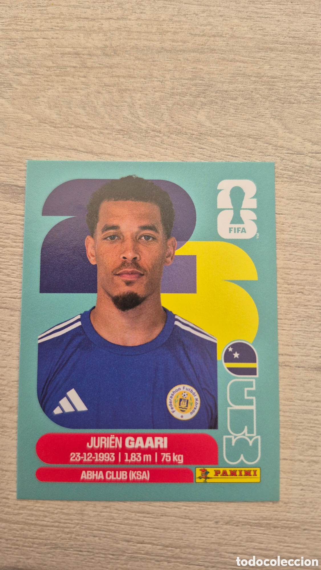 Cromos de F&uacute;tbol: CUW5 Gaari FIFA World Cup 2026
