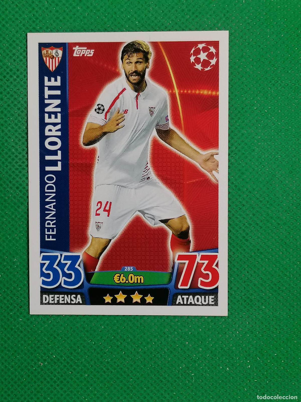 Figurine di Calcio: 285 FERNANDO LLORENTE SEVILLA ⚽ TOPPS MATCH ATTAX CHAMPIONS 2015 2016 15 16 ⚽