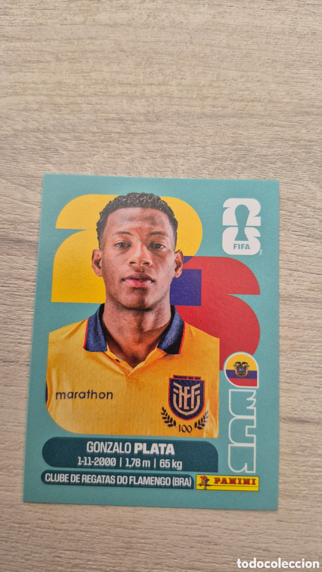 Football Stickers: ECU16 Plata FIFA World Cup 2026