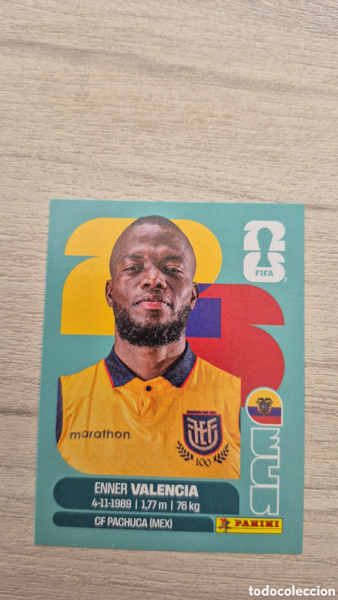 Football Stickers: ECU20 Valencia FIFA World Cup 2026