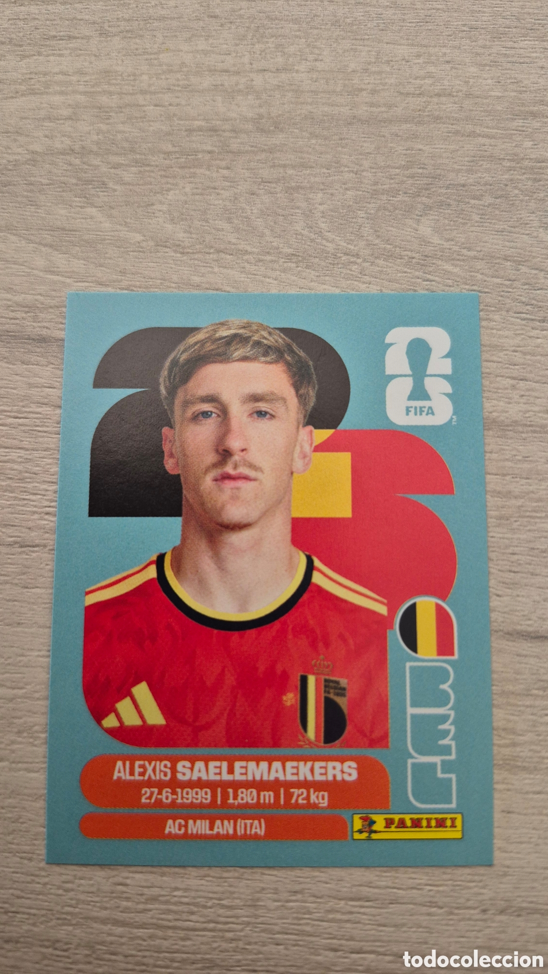 Cromos de F&uacute;tbol: BEL12 Saelemaekers FIFA World Cup 2026
