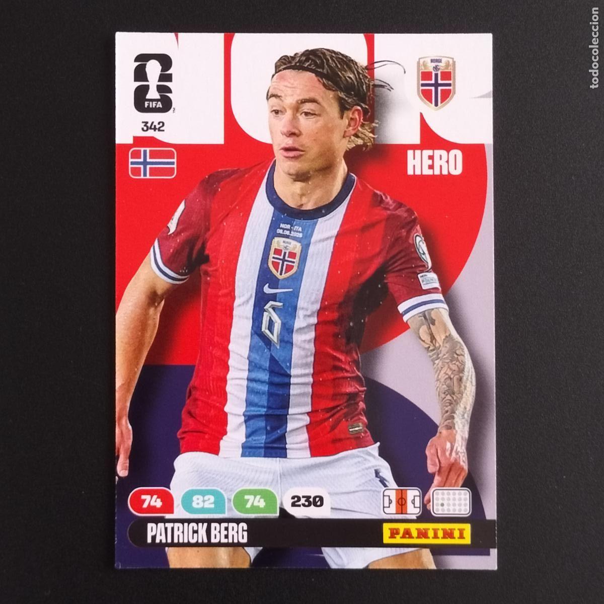 Cromos de F&uacute;tbol: 342 PATRICK BERG NORUEGA CROMOS ADRENALYN XL MUNDIAL 26 2026 FIFA WORLD CUP PANINI