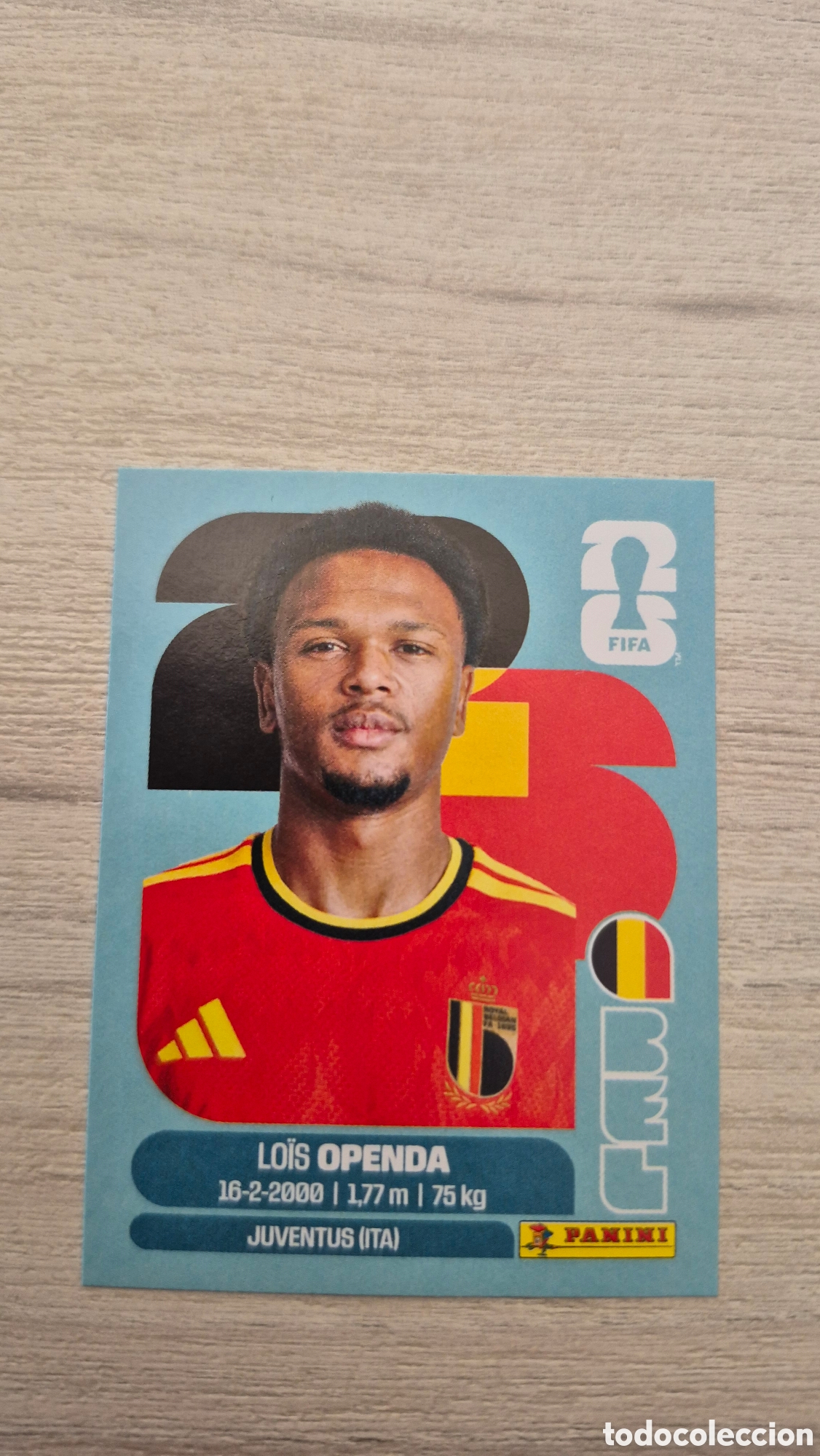 Cromos de F&uacute;tbol: BEL19 Openda FIFA World Cup 2026