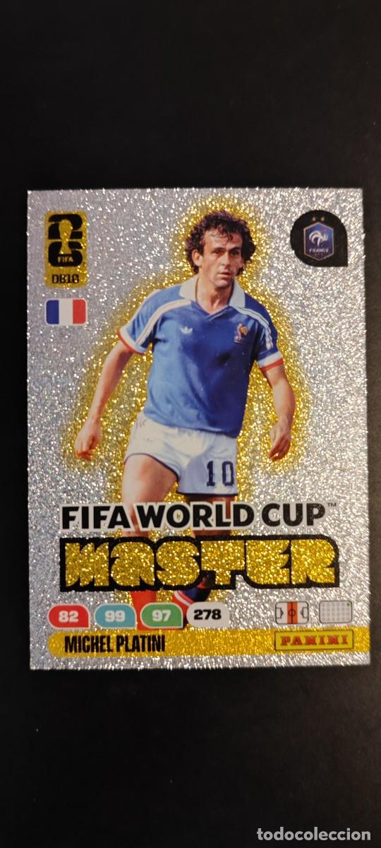Cromos de F&uacute;tbol: ADRENALYN XL FIFA WORLD CUP 2026 CARD MASTER PLATINI FRANCIA # DB10 PANINI