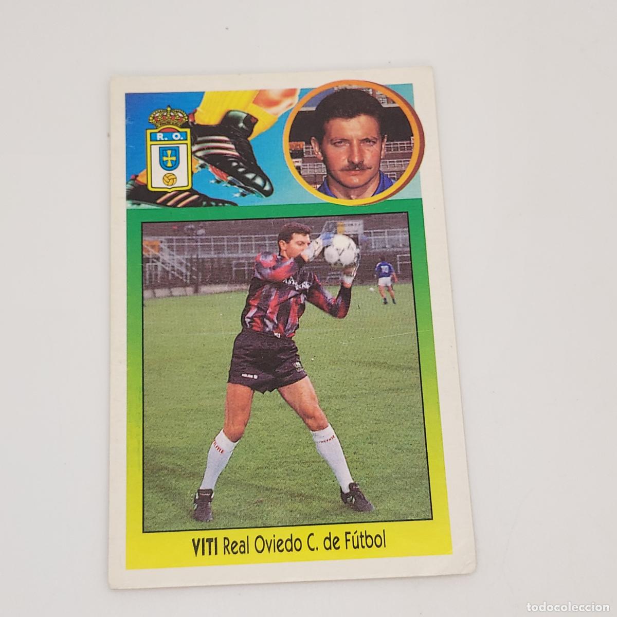Football Stickers: CROMO VITI REAL OVIEDO 1993 1994 93 94 EDICIONES ESTE CARTON SIN PEGAR