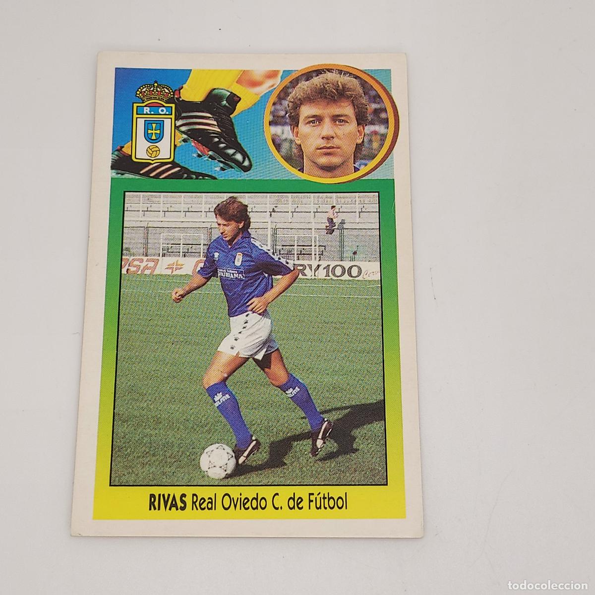 Football Stickers: CROMO RIVAS REAL OVIEDO 1993 1994 93 94 EDICIONES ESTE CARTON SIN PEGAR