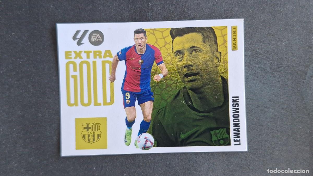 Football Stickers: L3 LEWANDOWSKI F. C. BARCELONA EXTRA GOLD LIGA ESTE 2025/2026 25 26 NUNCA PEGADO SIN PEGAR