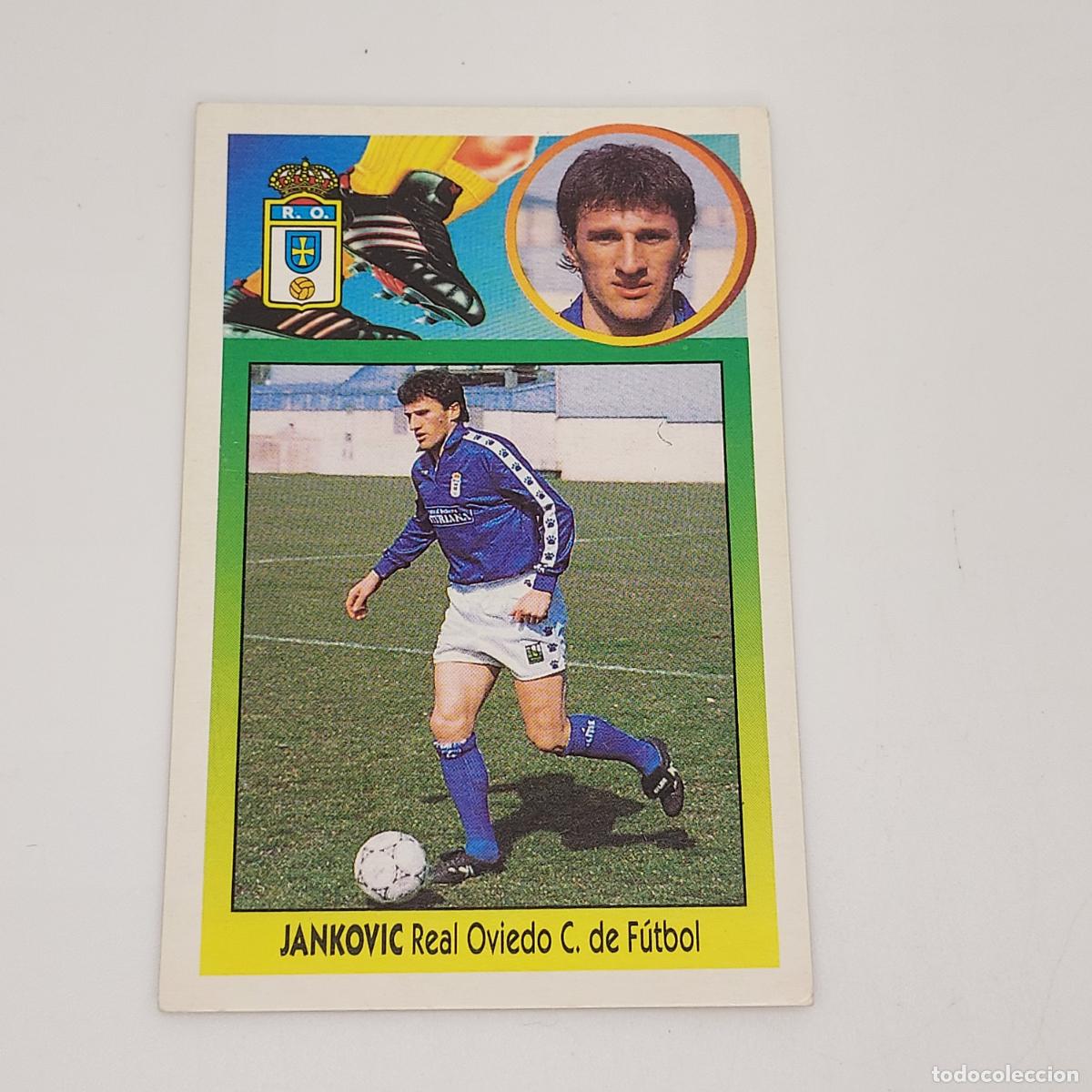 Cromos de F&uacute;tbol: CROMO JANKOVIC REAL OVIEDO 1993 1994 93 94 EDICIONES ESTE CARTON SIN PEGAR