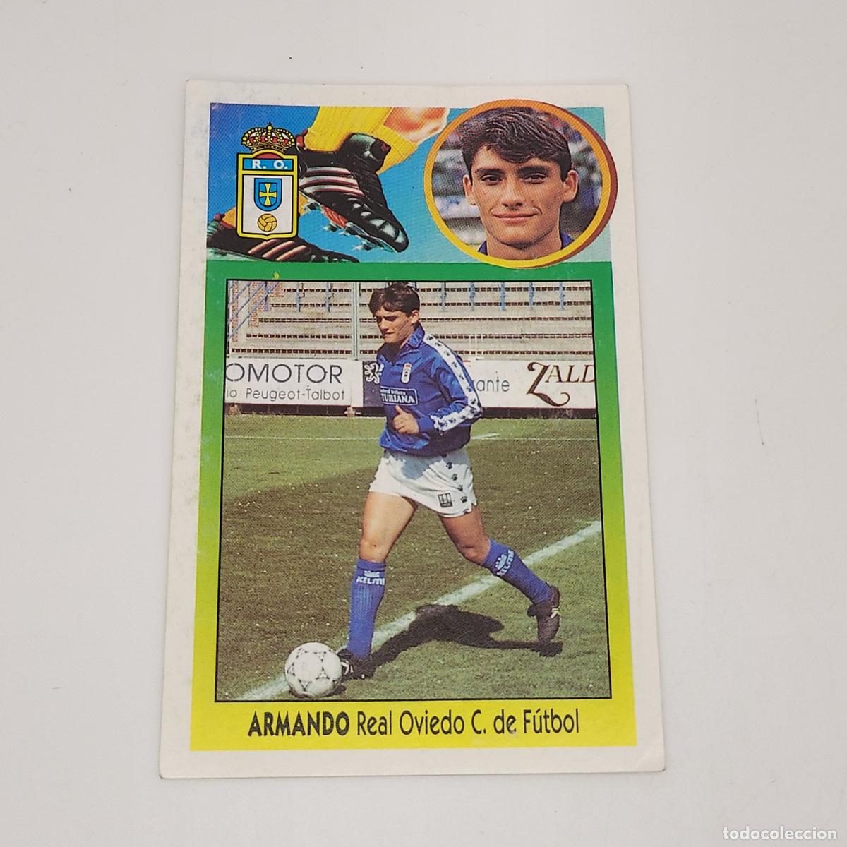 Cromos de F&uacute;tbol: CROMO ARMANDO REAL OVIEDO 1993 1994 93 94 EDICIONES ESTE ADHESIVO SIN PEGAR