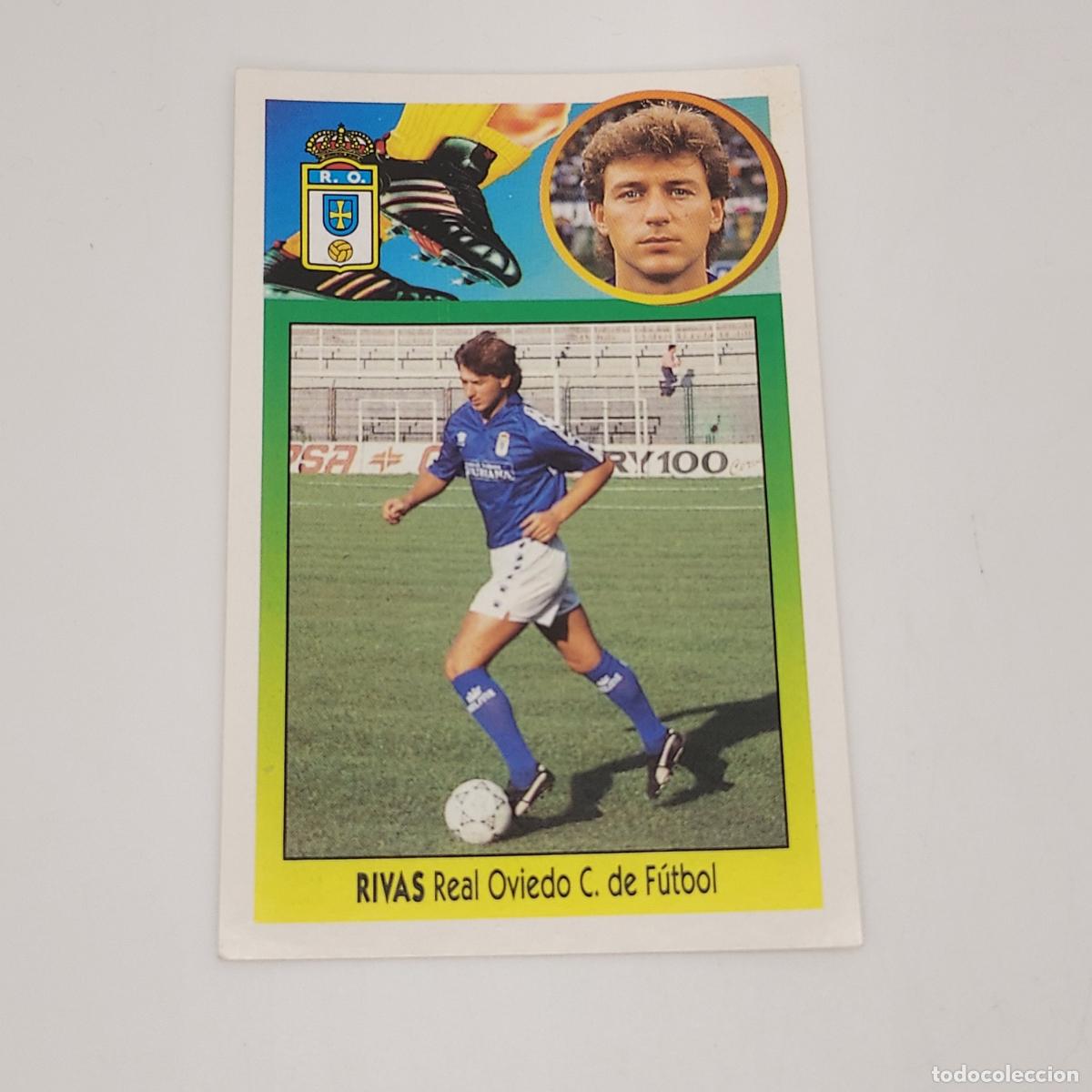 Cromos de F&uacute;tbol: CROMO RIVAS REAL OVIEDO 1993 1994 93 94 EDICIONES ESTE ADHESIVO SIN PEGAR