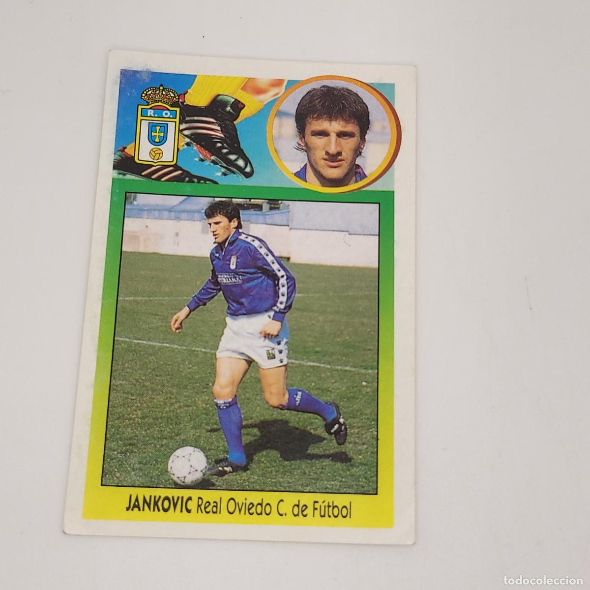 Cromos de F&uacute;tbol: CROMO JANKOVIC REAL OVIEDO 1993 1994 93 94 EDICIONES ESTE ADHESIVO SIN PEGAR