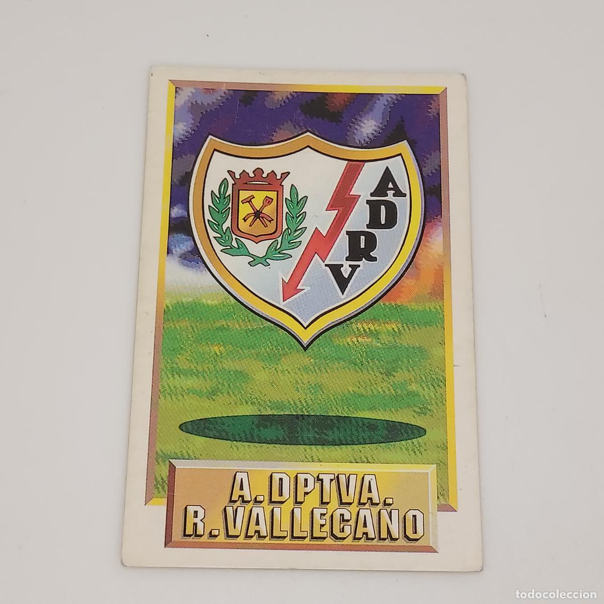 Cromos de F&uacute;tbol: CROMO ESCUDO RAYO VALLECANO 1993 1994 93 94 EDICIONES ESTE CARTON SIN PEGAR