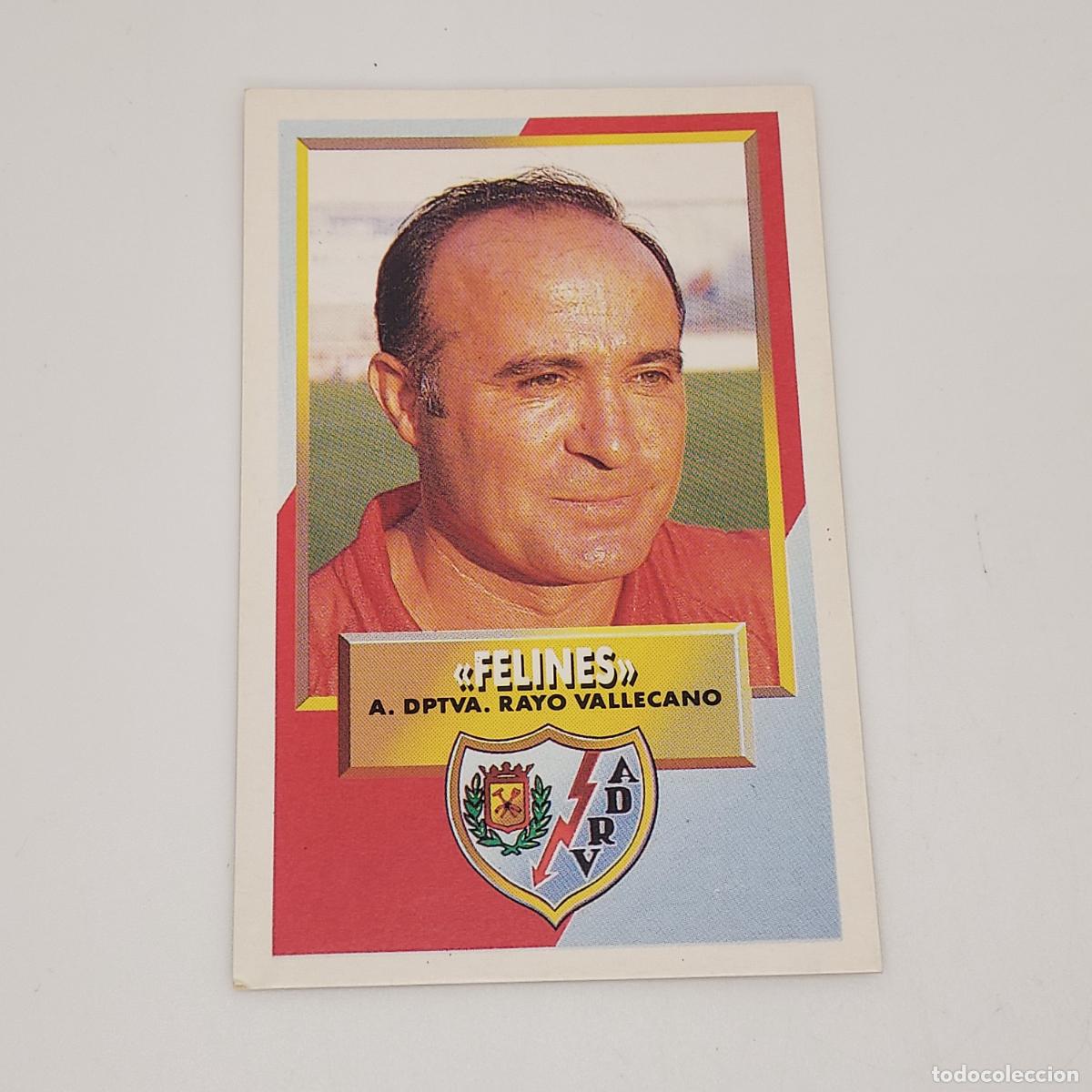 Cromos de F&uacute;tbol: CROMO FELINES RAYO VALLECANO 1993 1994 93 94 EDICIONES ESTE CARTON SIN PEGAR