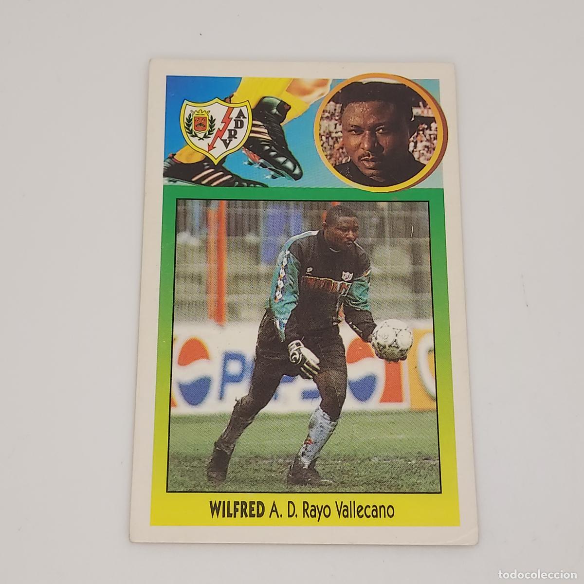 Cromos de F&uacute;tbol: CROMO WILFRED RAYO VALLECANO 1993 1994 93 94 EDICIONES ESTE CARTON SIN PEGAR