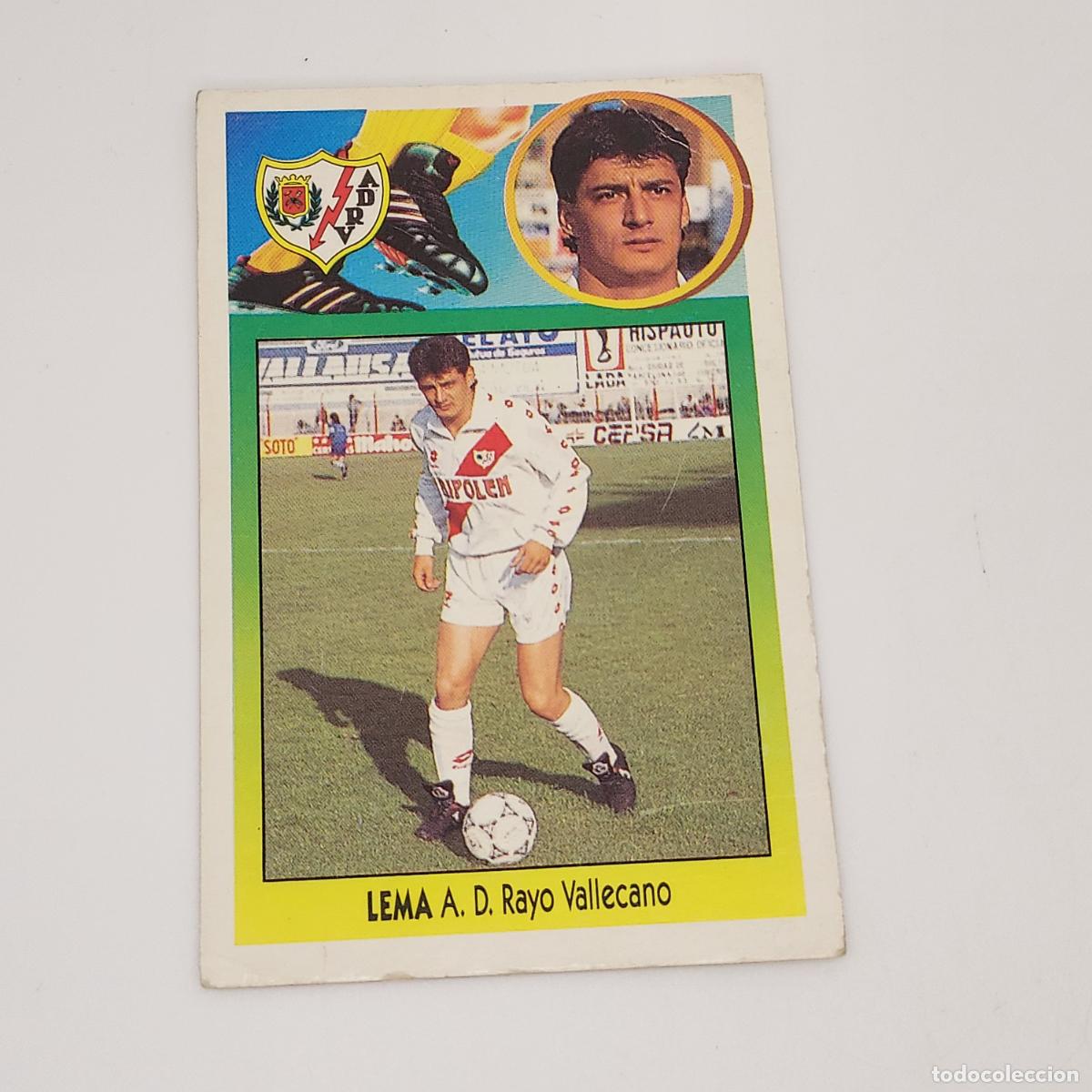 Football Stickers: CROMO LEMA RAYO VALLECANO 1993 1994 93 94 EDICIONES ESTE CARTON SIN PEGAR